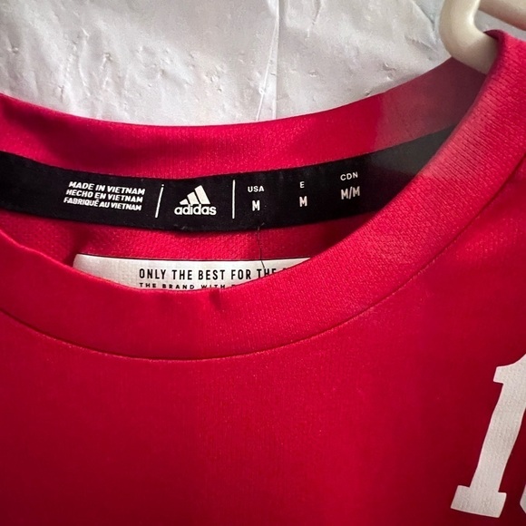 RED hustle Inc shirt size m adidas - Picture 2 of 3